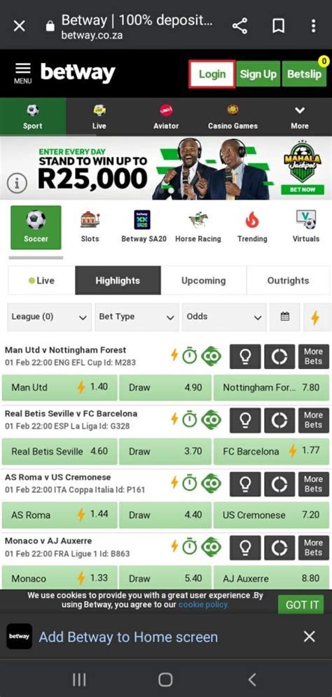 betway rwanda login